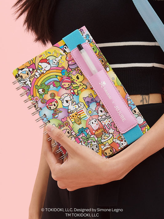 tokidoki Spiral Oliver Notebook with Reusable Pen Pocket - 20th Anniversary Celebration