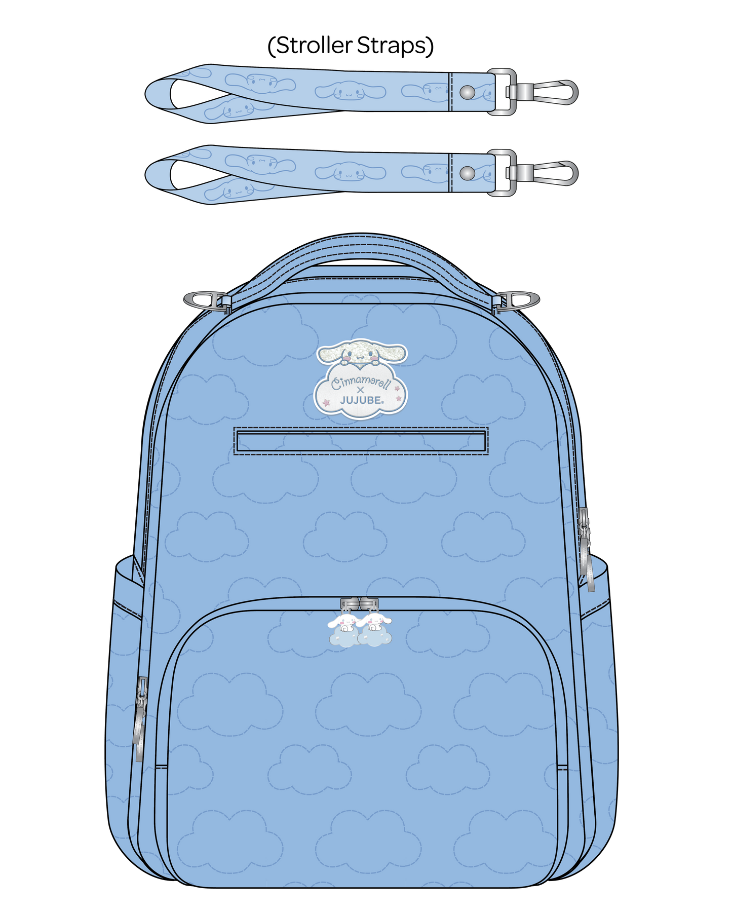 Classic Backpack Cinamorroll Blue Skies