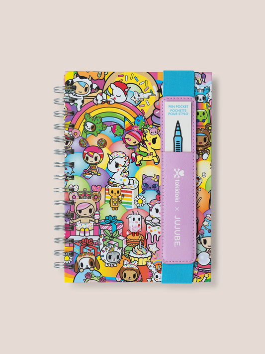 tokidoki Spiral Oliver Notebook with Reusable Pen Pocket - 20th Anniversary Celebration