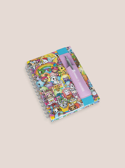 tokidoki Spiral Oliver Notebook with Reusable Pen Pocket - 20th Anniversary Celebration
