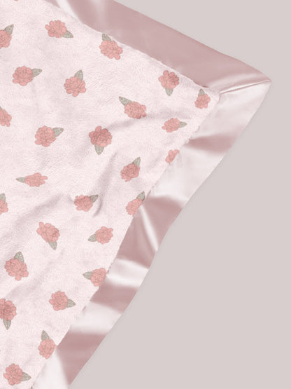 Ultra-Soft Thick Reversible Baby Blanket - Bloomin' Boot