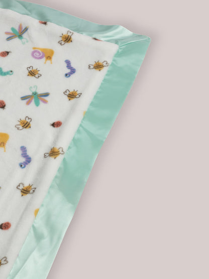 Ultra-Soft Thick Reversible Baby Blanket - Love Bug