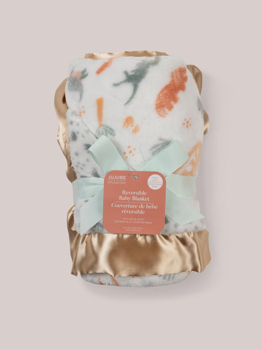 Ultra-Soft Thick Reversible Baby Blanket - Roarsome