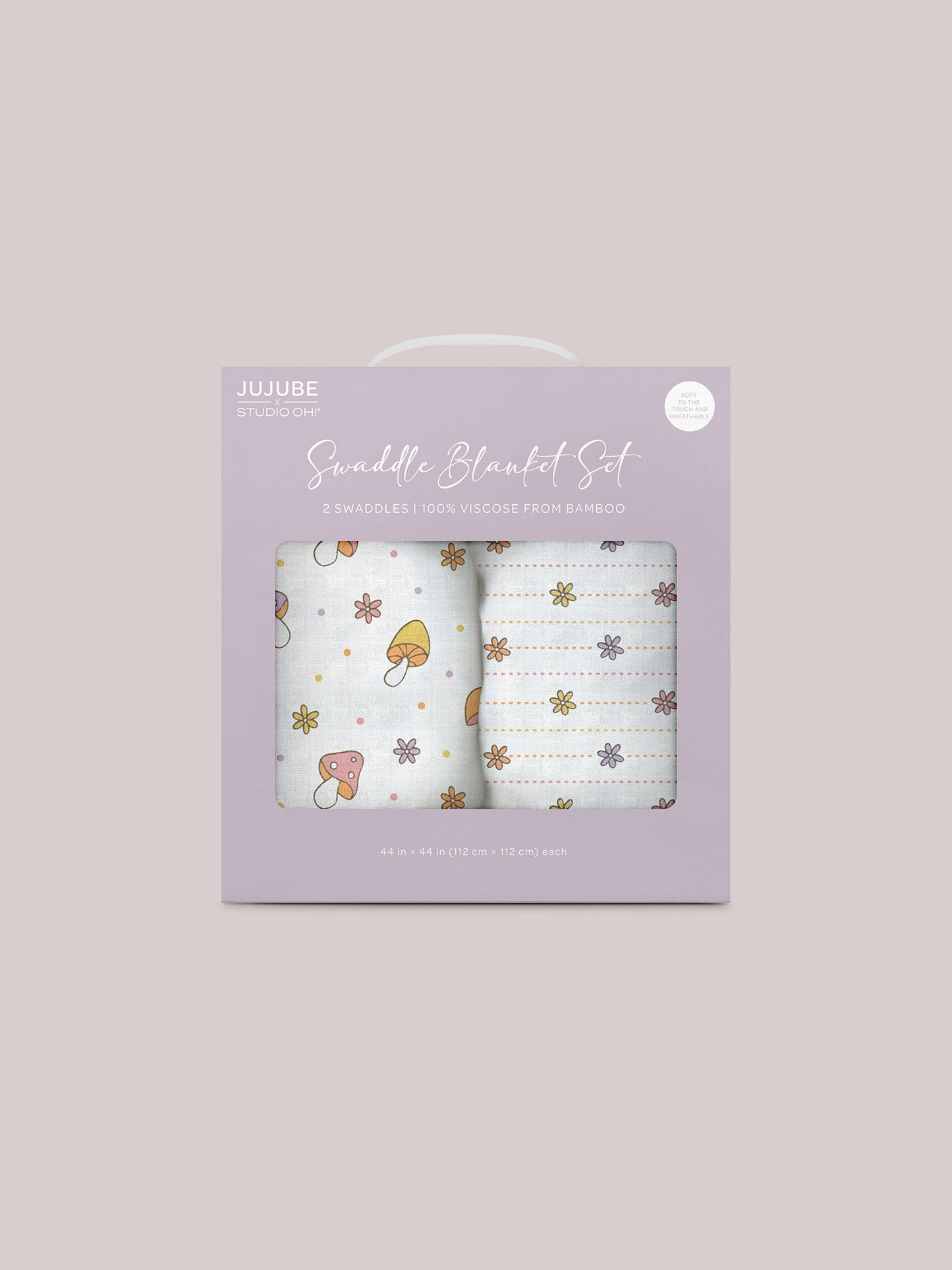 2-Pack Square Swaddle Blanket Set - Mushy Love