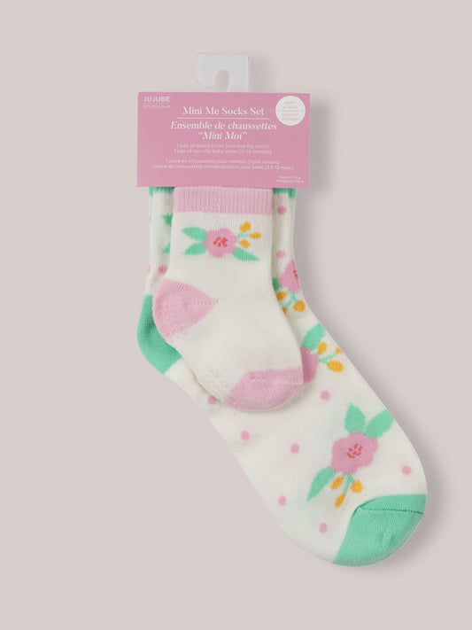 Mama & Me Matching Socks Set - Sweet Daisy