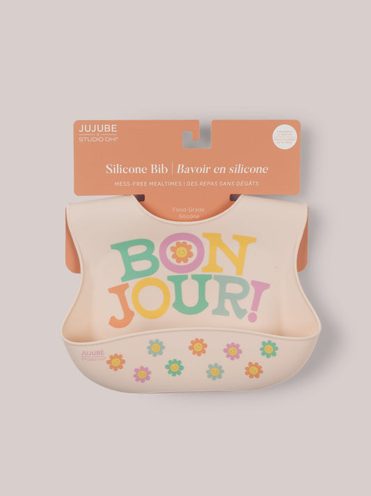 Silicone Bib - Bonjour Bébé