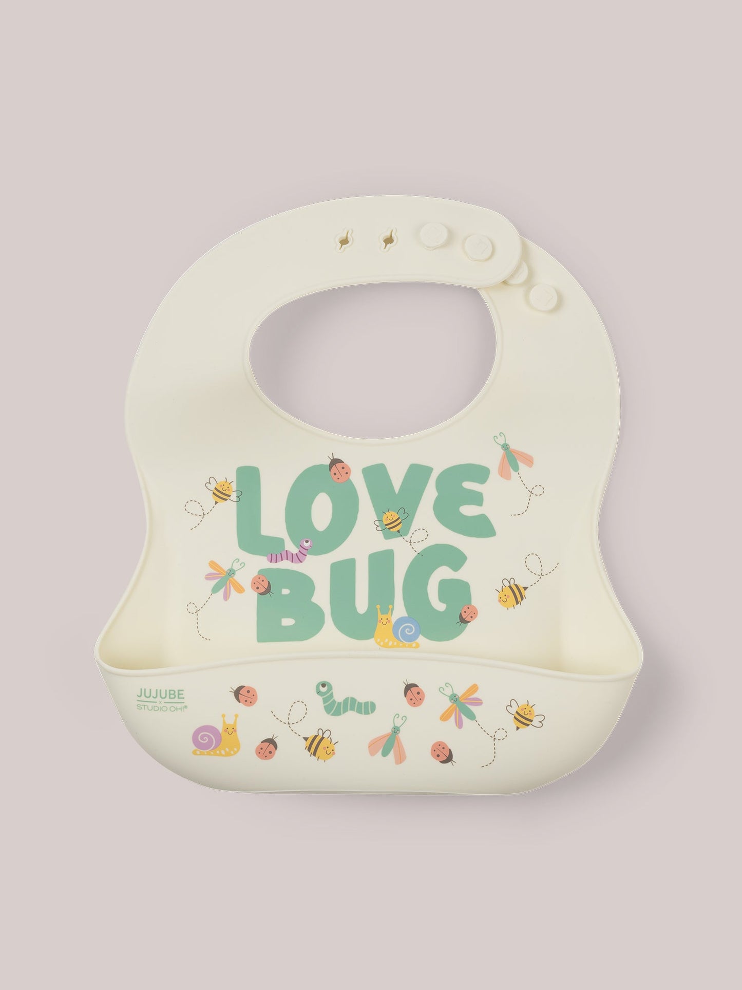 Silicone Bib - Love Bug