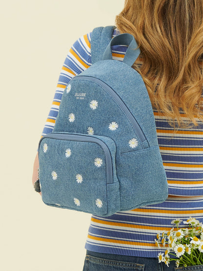 Everyday Mini Backpack - Denim & Daisies