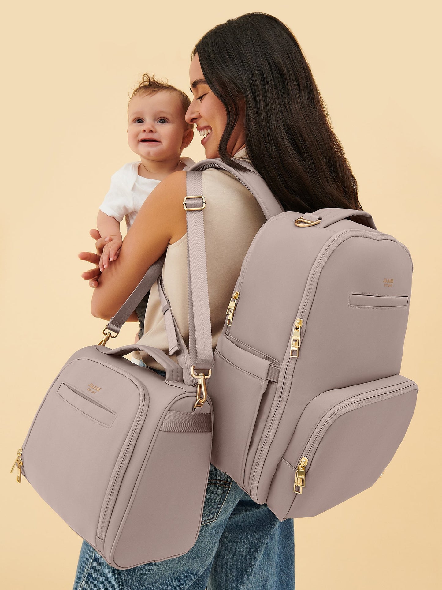 Classic Diaper Backpack - Taupe