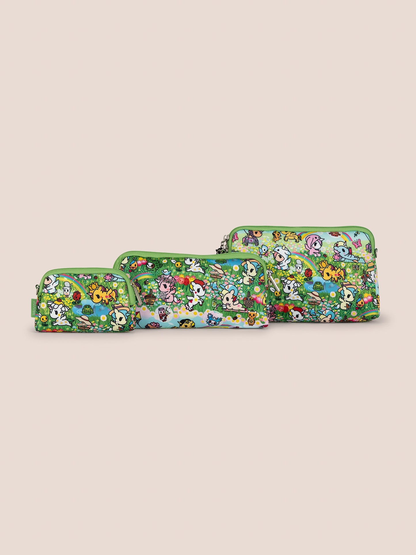 tokidoki Be Set 3-Piece Pouch Set - Meadow Blooms