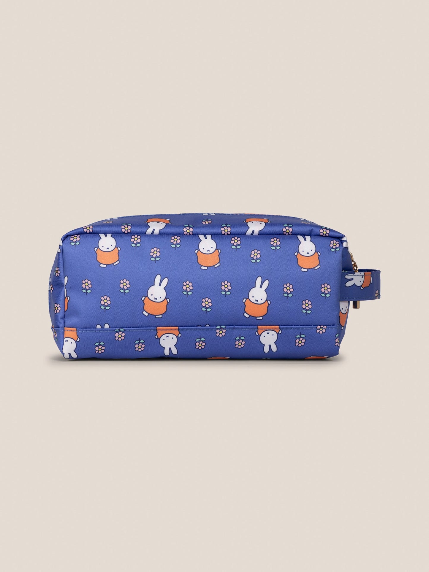 Miffy Flower Fields Be Dapper Toiletry Cosmetic Pouch - Blue & Orange