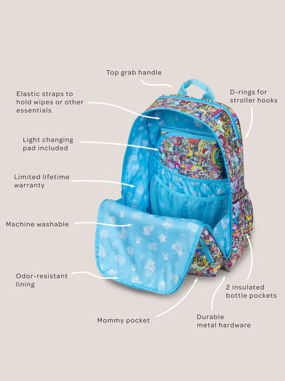 tokidoki Zealous Diaper Bag Backpack - 20th Anniversary Celebration