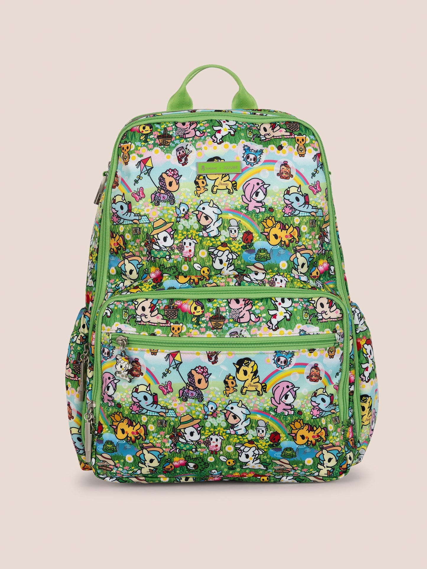 tokidoki Zealous Diaper Bag Backpack - Meadow Blooms