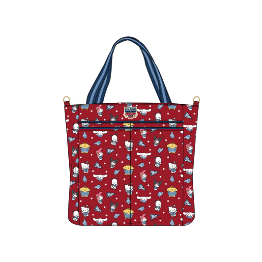 Hello Kitty® ×JuJuBe Varsity Be Light Diaper Bag Tote – Red and Navy