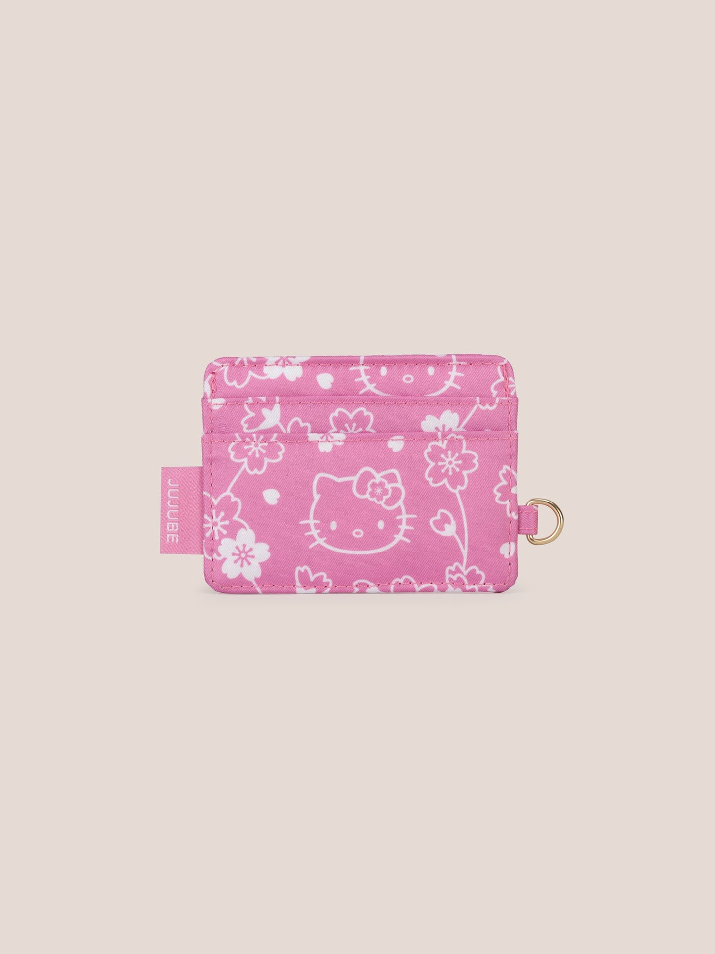 Hello Kitty® × JuJuBe Cherry Blossoms Be Charged Card Case Wallet – Pink