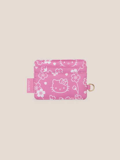 Hello Kitty® × JuJuBe Cherry Blossoms Be Charged Card Case Wallet – Pink