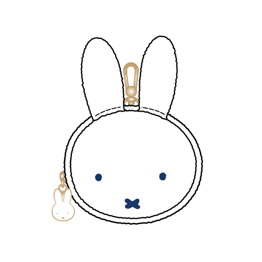 Miffy Flower Fields Plush Mini Pouch - White